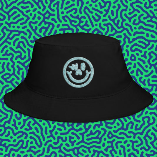 Bucket Hat Blue Logo