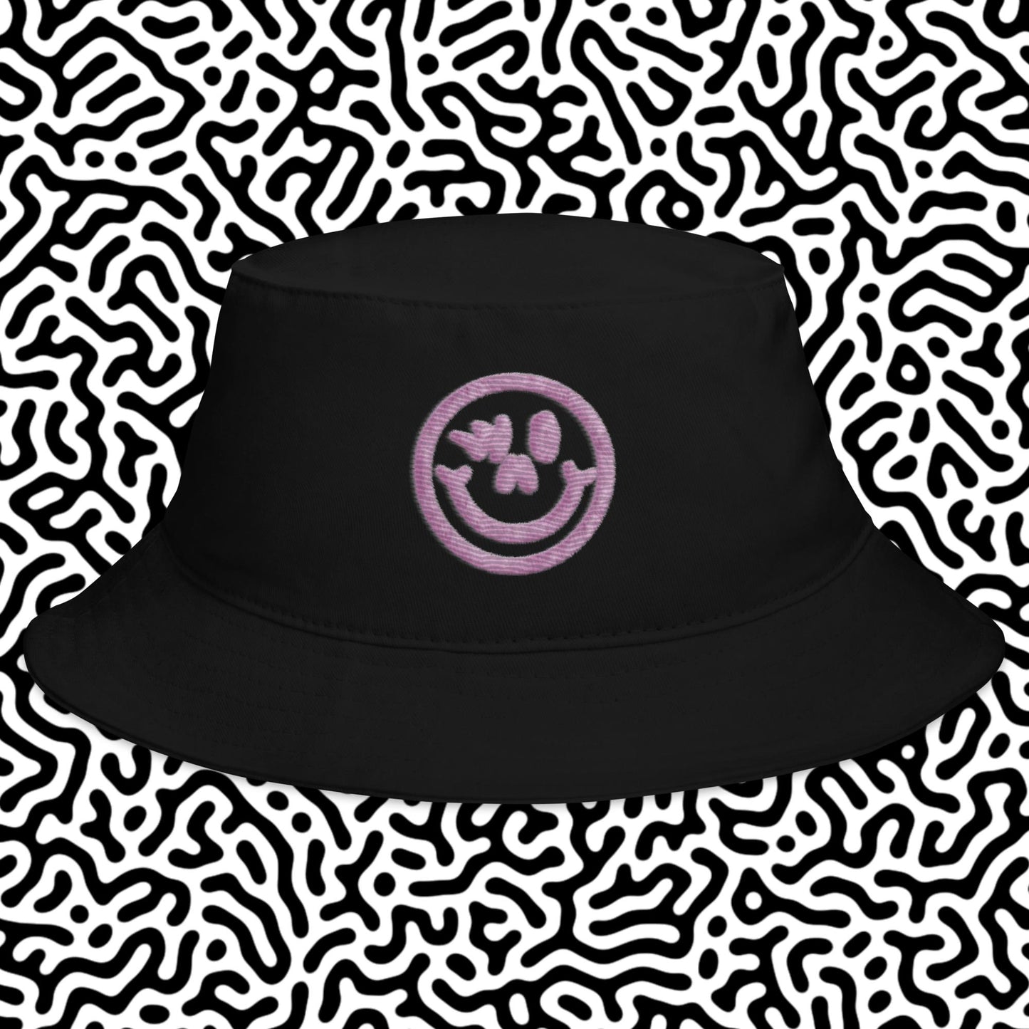 Bucket Hat Pink Logo