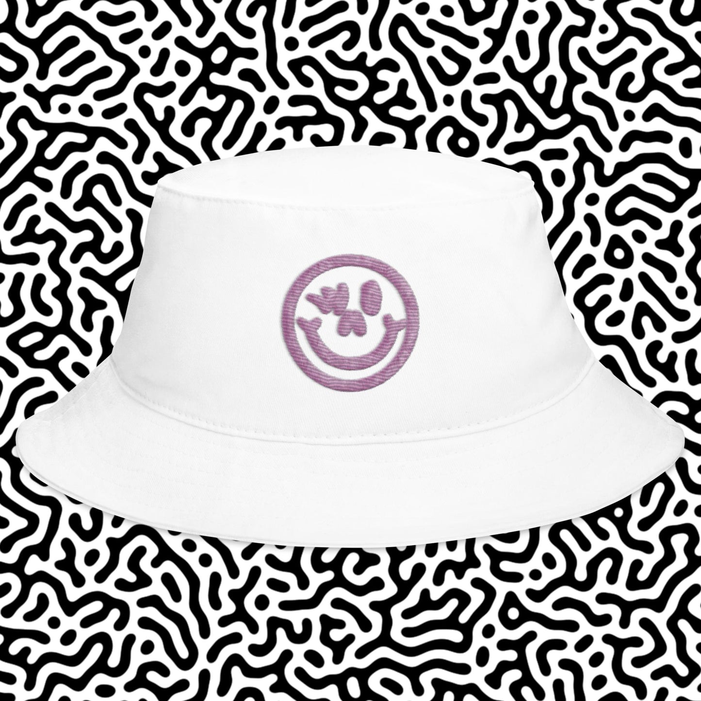 Bucket Hat Pink Logo