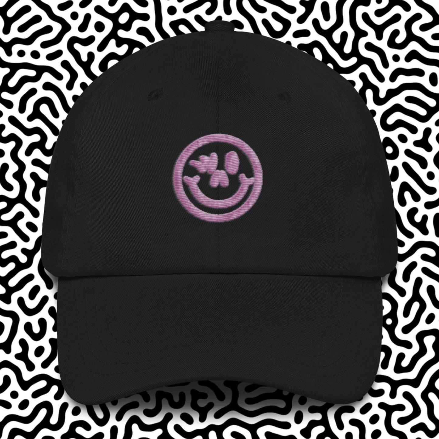 Dad Hat Pink Logo