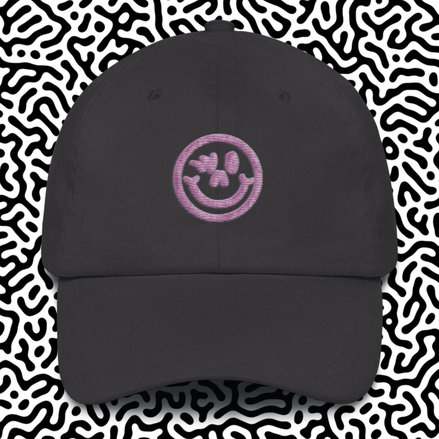 Dad Hat Pink Logo