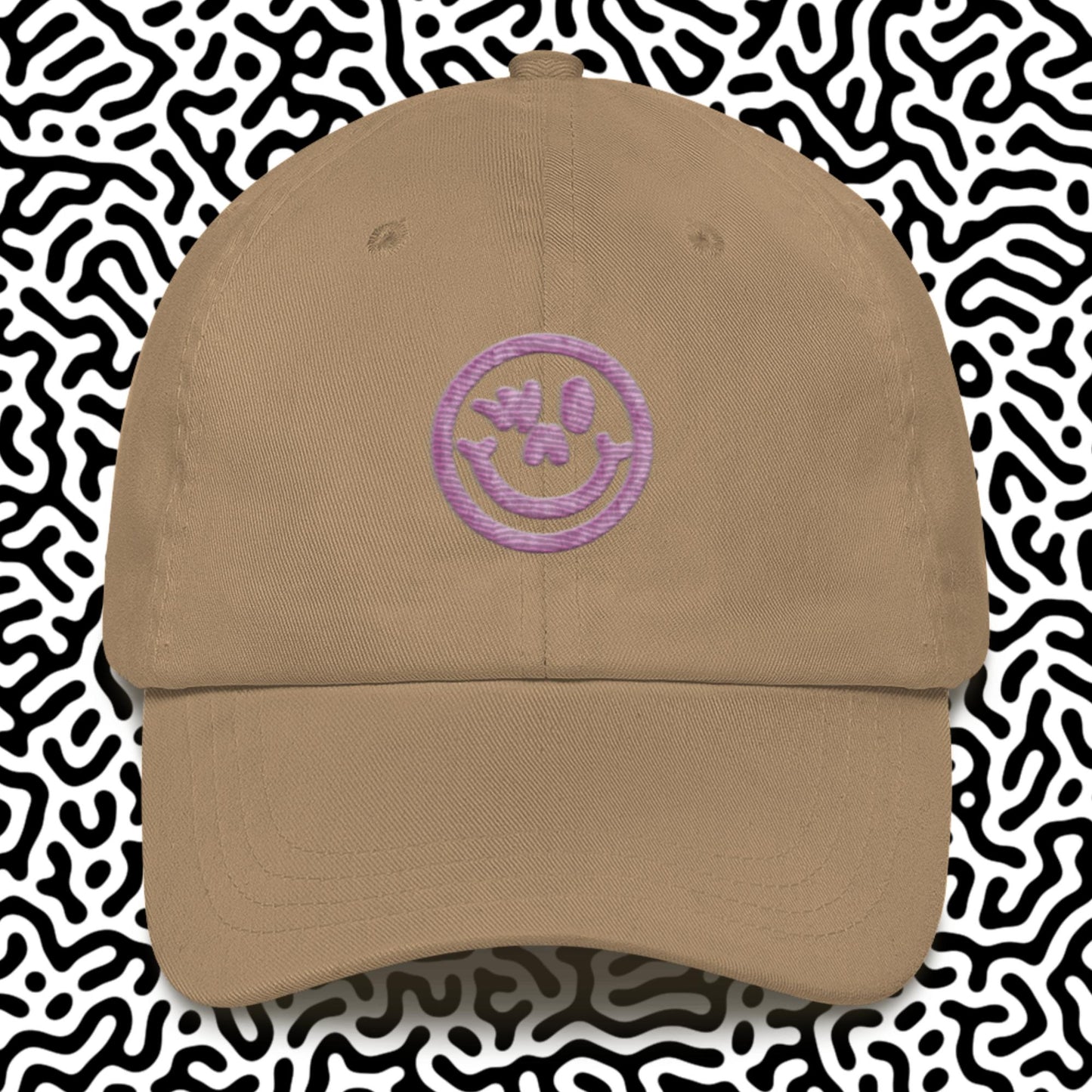 Dad Hat Pink Logo