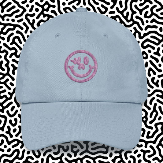 Dad Hat Pink Logo