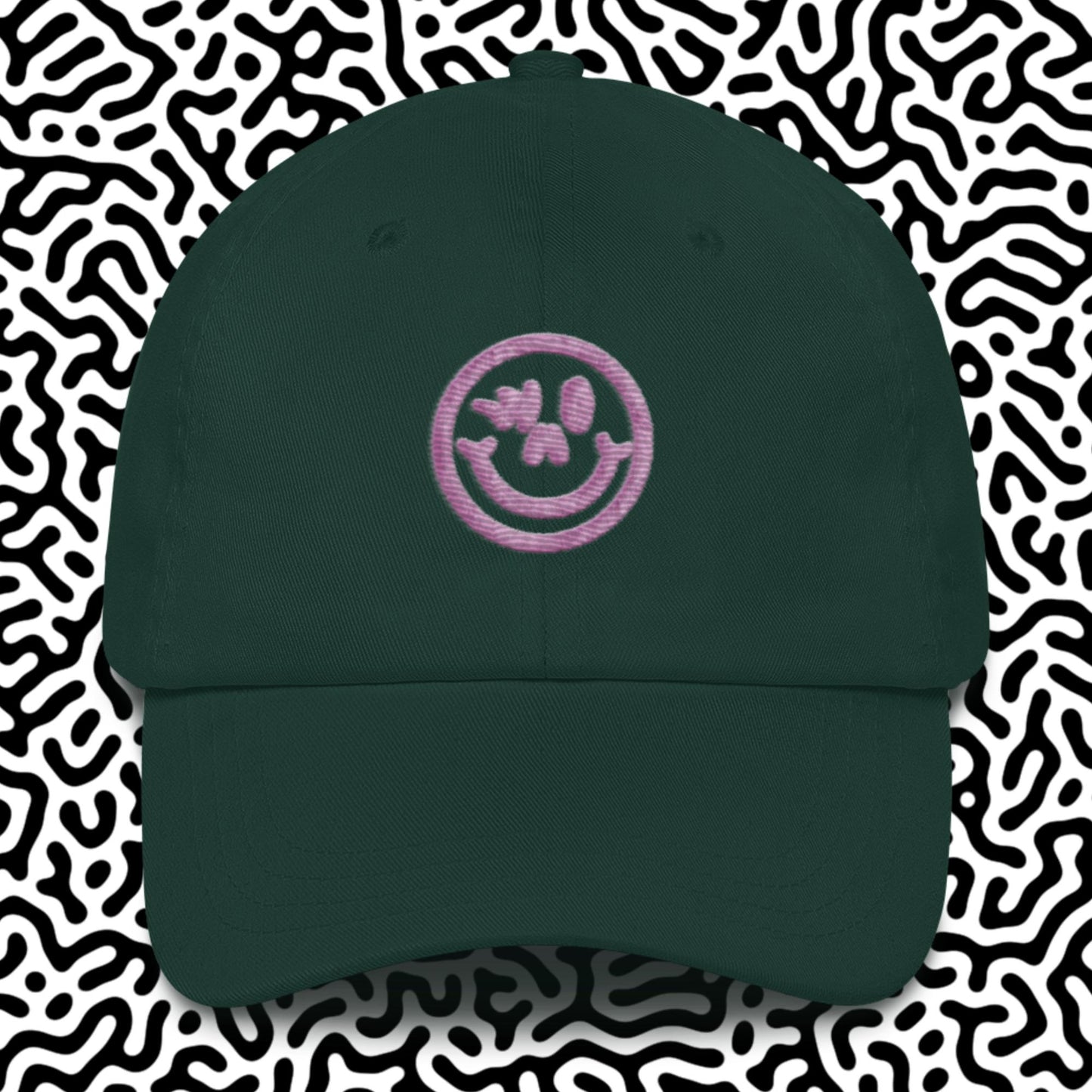 Dad Hat Pink Logo