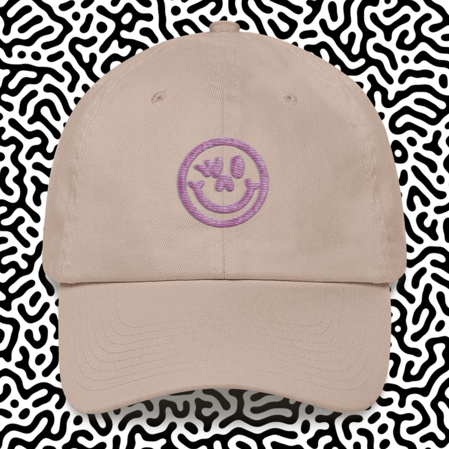 Dad Hat Pink Logo