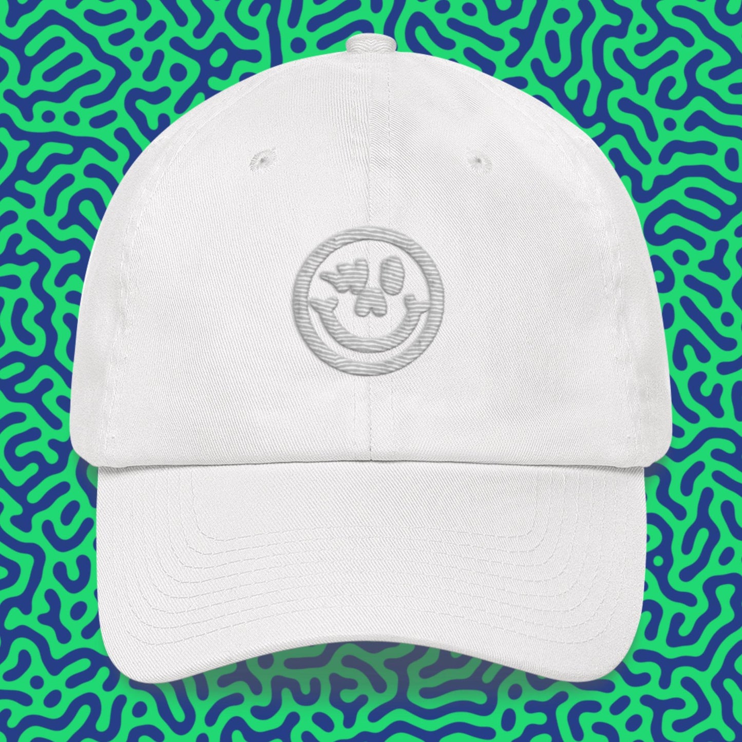 Dad Hat White Logo