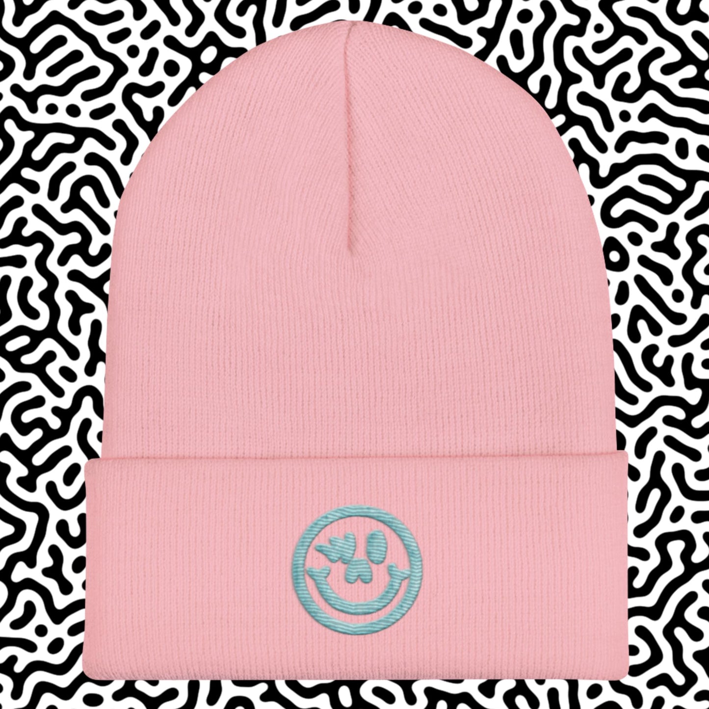 Cuffed Beanie Blue Logo