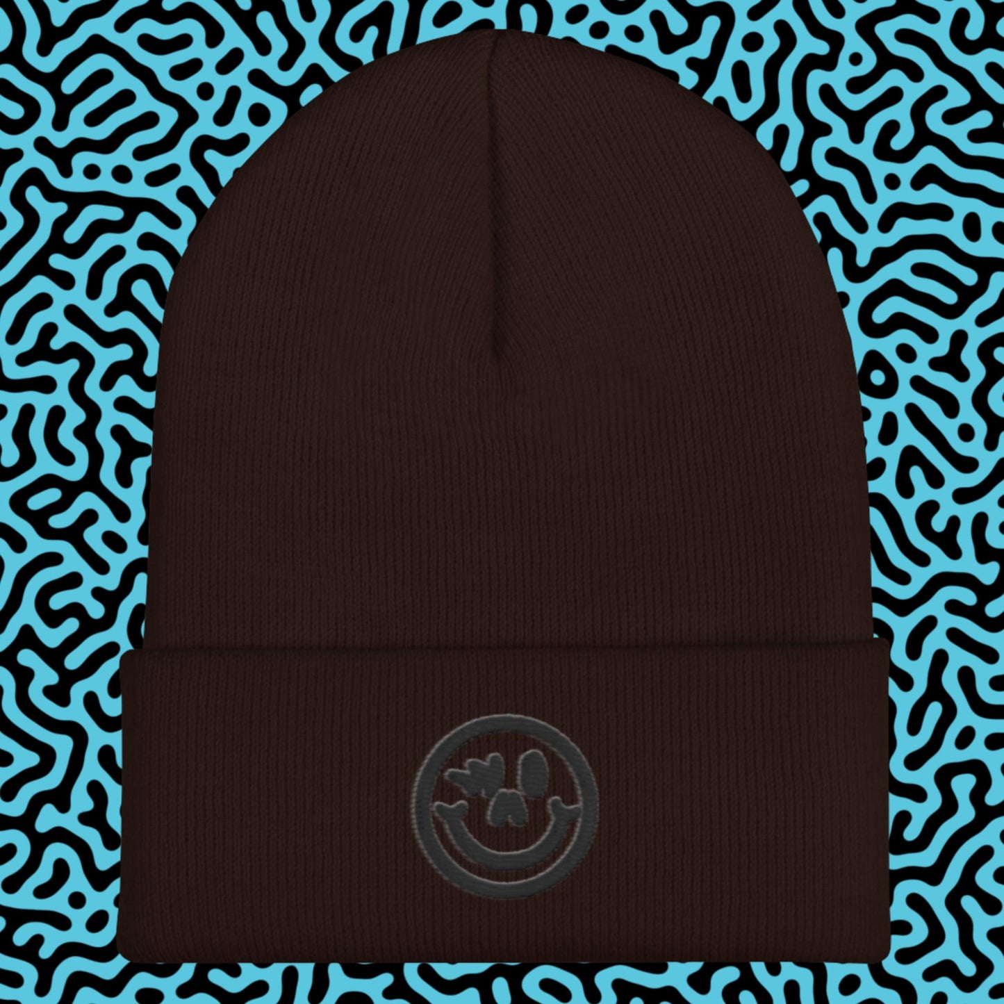 Cuffed Beanie Black Logo